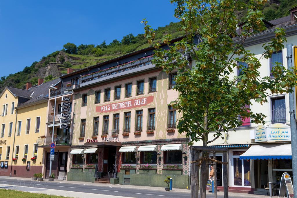 Pohl'S Rheinhotel Adler Sankt Goarshausen Exterior photo
