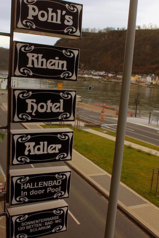Pohl'S Rheinhotel Adler Sankt Goarshausen Exterior photo